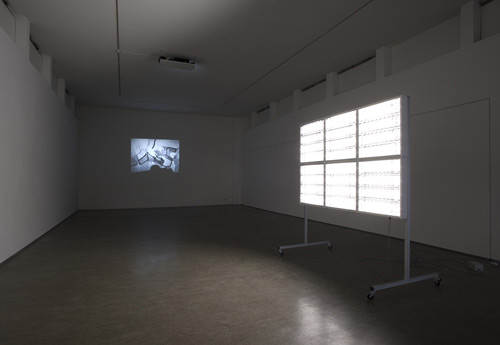 Ausstellungsansicht Impermanent Geometry