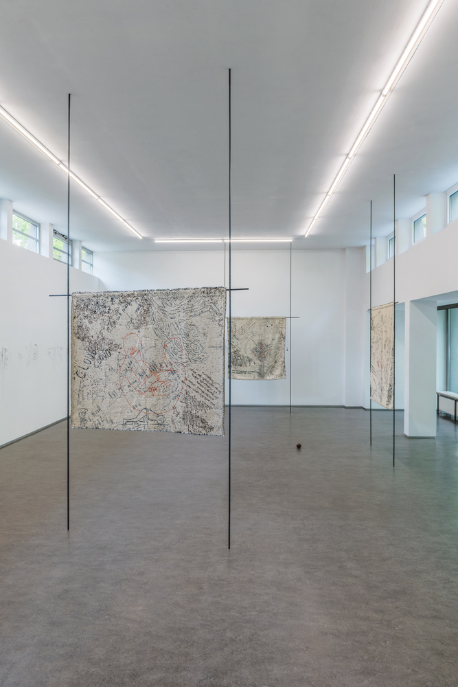 Exhibition view BEYOND THE GARDEN, Claudia Losi; Gallery Stadtpark Krems, 2026; Photo: Stefan Lux