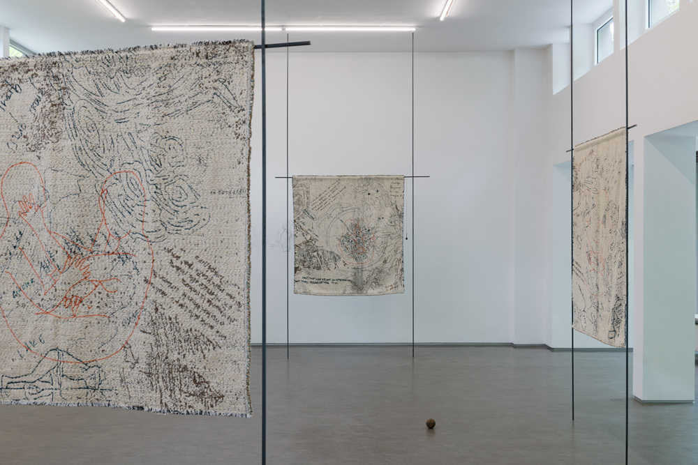 Exhibition view BEYOND THE GARDEN, Claudia Losi; Galerie Stadtpark Krems, 2026; Photo: Stefan Lux